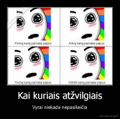 Kai kuriais atžvilgiais - Vyrai niekada nepasikeičia