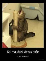 Kai maudaisi vienas duše - ir nori padainuoti