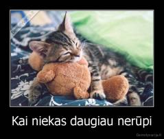 Kai niekas daugiau nerūpi - 