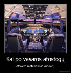 Kai po vasaros atostogų - Atsiverti matematikos vadovėlį