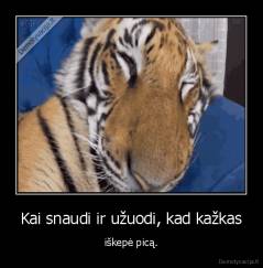 Kai snaudi ir užuodi, kad kažkas - iškepė picą.