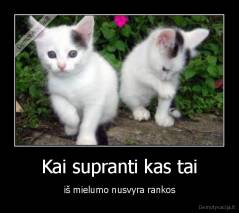 Kai supranti kas tai - iš mielumo nusvyra rankos