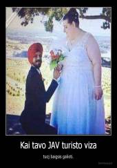 Kai tavo JAV turisto viza - tuoj baigsis galioti.