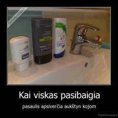 Kai viskas pasibaigia - pasaulis apsiverčia aukštyn kojom