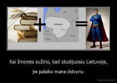 Kai žmonės sužino, kad studijuosiu Lietuvoje, - jie palaiko mane didvyriu