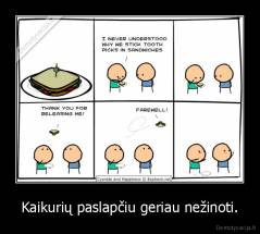 Kaikurių paslapčiu geriau nežinoti. - 