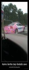 Kaimo šerifas taip išsidažė savo - automobilį dukrytės garbei