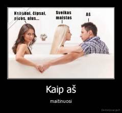 Kaip aš - maitinuosi