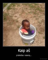 Kaip aš - praleidau vasarą...