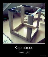 Kaip atrodo - moterų logika.