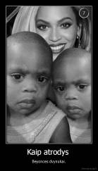 Kaip atrodys  - Beyonces dvynukai.