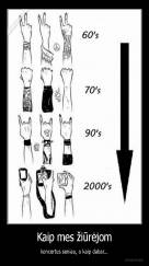 Kaip mes žiūrėjom - koncertus seniau, o kaip dabar...