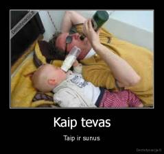 Kaip tevas - Taip ir sunus
