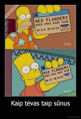 Kaip tėvas taip sūnus -     