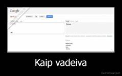Kaip vadeiva - 