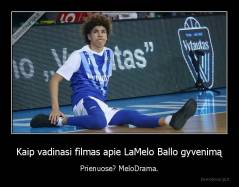 Kaip vadinasi filmas apie LaMelo Ballo gyvenimą - Prienuose? MeloDrama.