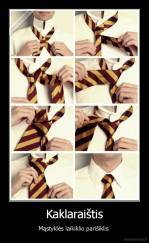 Kaklaraištis - Mąstyklės laikiklio parišiklis 