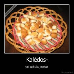 Kalėdos- - tai kučiukų metas