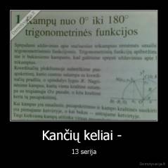 Kančių keliai -  - 13 serija