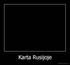 Karta Rusijoje - 