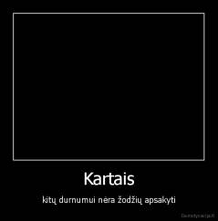 Kartais - kitų durnumui nėra žodžių apsakyti