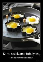 Kartais siekiame tobulybės, - Nors aplink nėra nieko tobulo