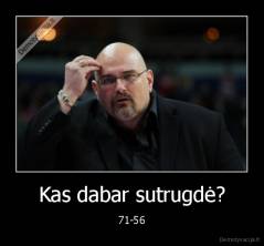 Kas dabar sutrugdė? - 71-56