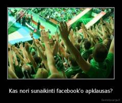 Kas nori sunaikinti facebook'o apklausas? - 