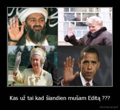 Kas už tai kad šiandien mušam Editą ??? - 