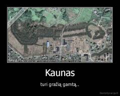 Kaunas - turi gražią gamtą..