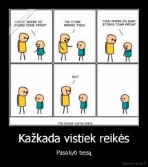 Kažkada vistiek reikės - Pasakyti tiesą