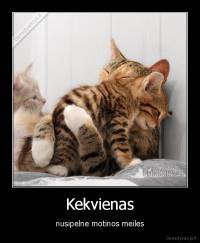 Kekvienas - nusipelne motinos meiles