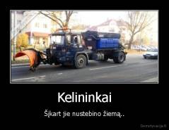 Kelininkai - Šįkart jie nustebino žiemą..