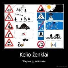 Kelio ženklai - Slaptos jų reikšmės