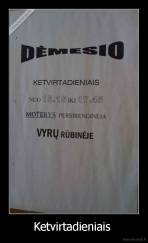 Ketvirtadieniais  - 