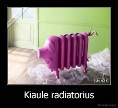 Kiaule radiatorius - 