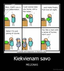 Kiekvienam savo - MELIONAS