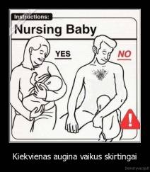 Kiekvienas augina vaikus skirtingai - 