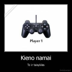 Kieno namai - To ir taisyklės