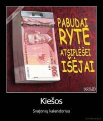 Kiešos - Svajonių kalendorius