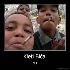 Kieti Bičai - Not