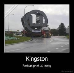 Kingston - flesh'as prieš 30 metų
