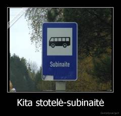 Kita stotelė-subinaitė - 