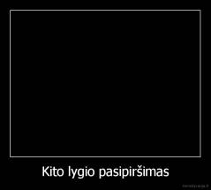 Kito lygio pasipiršimas - 