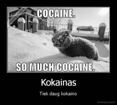 Kokainas - Tiek daug kokaino