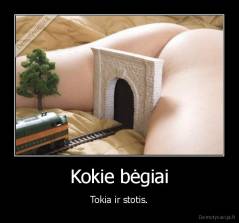 Kokie bėgiai - Tokia ir stotis.