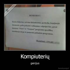 Kompiuterių - genijus