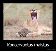 Koncervuotas maistas - 