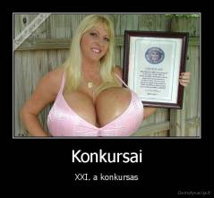 Konkursai - XXI. a konkursas