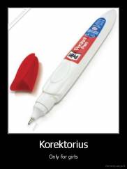 Korektorius - Only for girls
